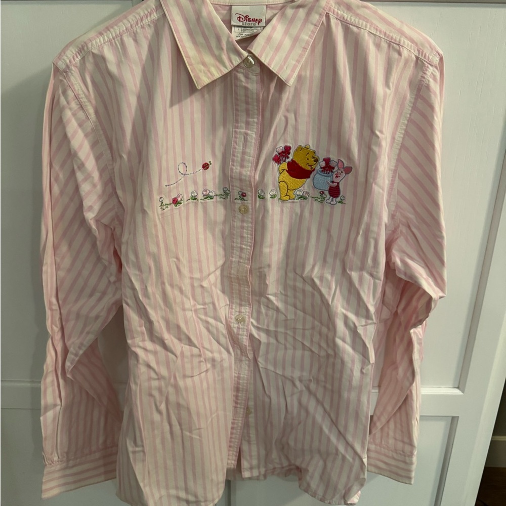 Disney Pink Striped Kids Shirt